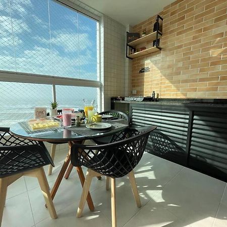 Ap Frente Mar Com Ar-Condicionado E Varanda Gourmet Mongagua Ngoại thất bức ảnh